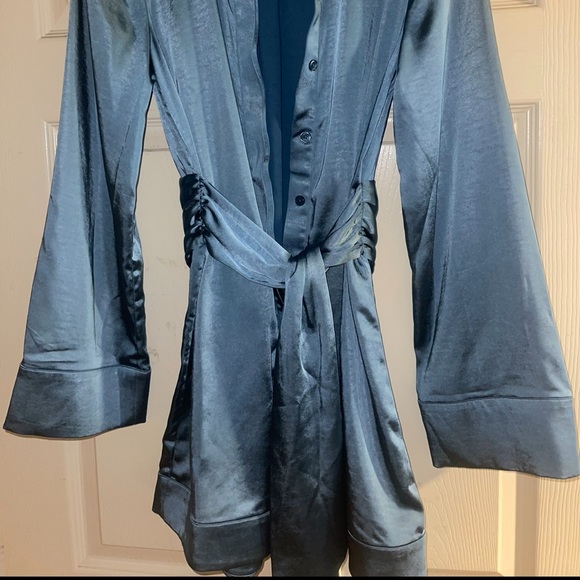 Camila Coelho Priscilla Mini Dress in blue - Picture 4 of 7